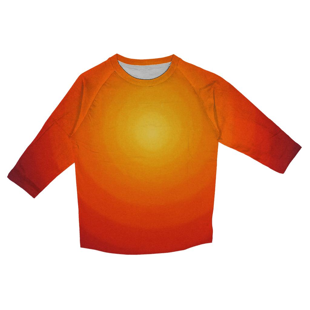 Molten Citrus Bloom personalized 3/4 sleeve tees