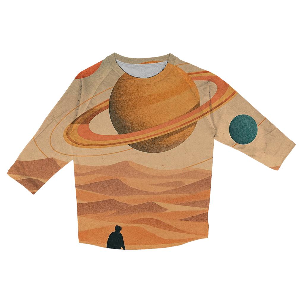 Desert Orbit Collage custom 3/4 sleeve shirts