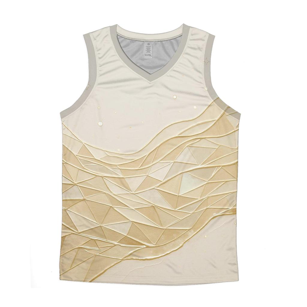 Champagne Prism Tide personalized athletic tanks