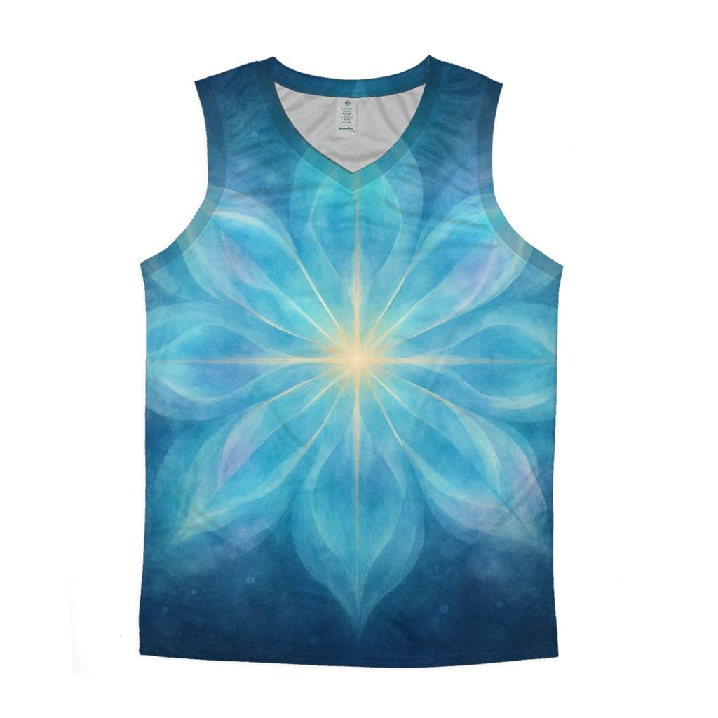 Aurora Breath Mandala personalized athletic tanks