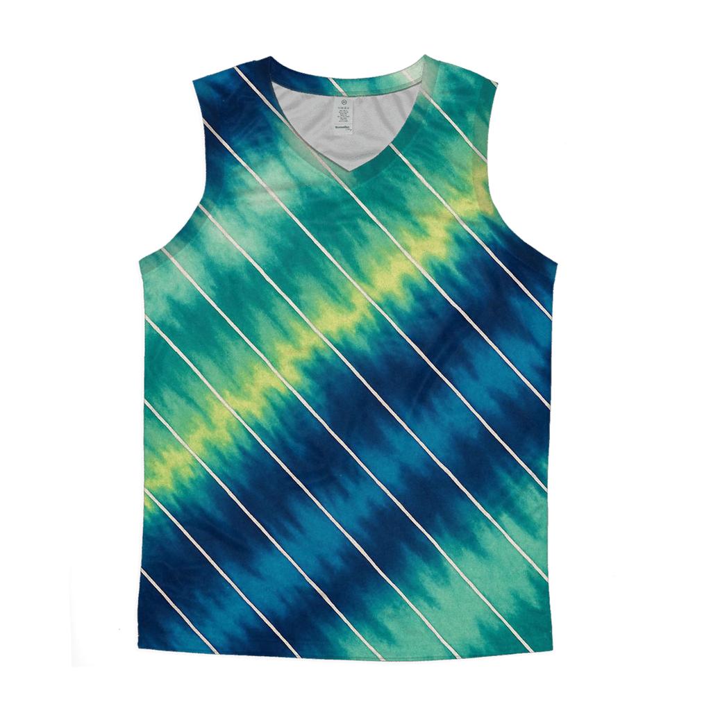Aurora Arashi Diagonal Drift designer workout tanks