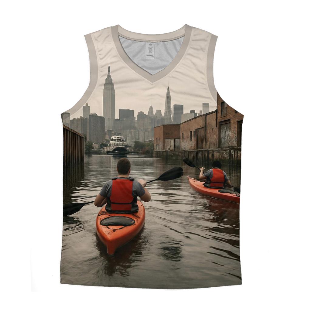 Newtown Creek Kayakers With Midtown Rising Beyond Industry cotton sleeveless tops