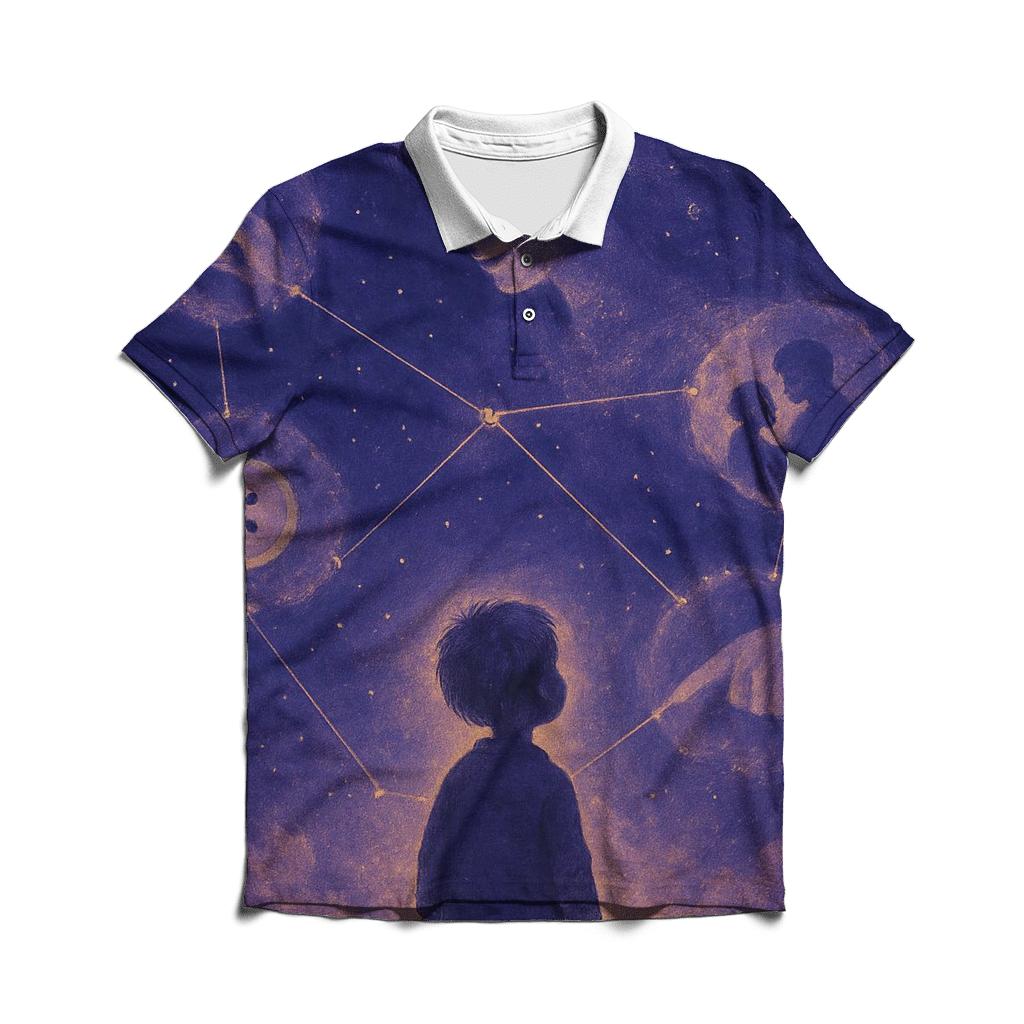 Constellation Of Small Moments: The Sky She Built Inside You designer slim fit polos