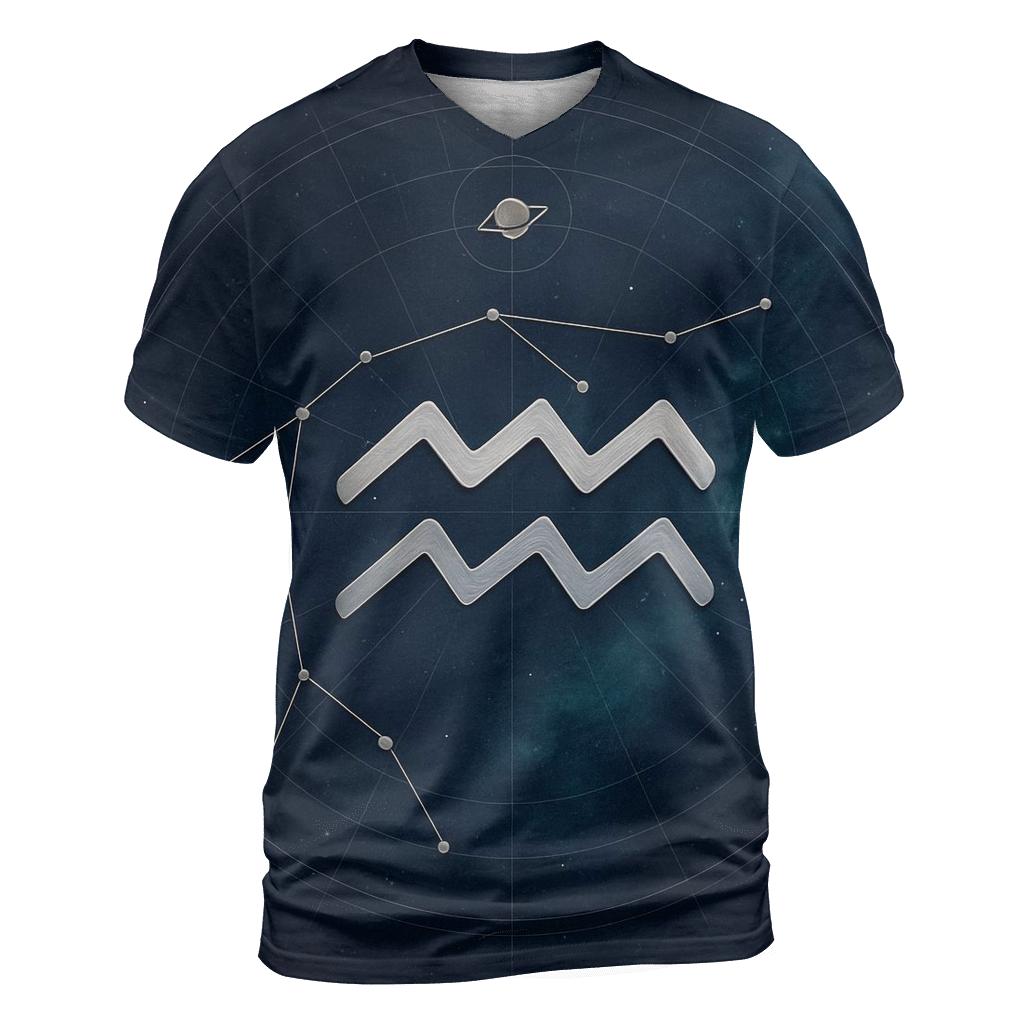 Aquarius Retrograde Water Bearer Star Atlas personalized full print shirts