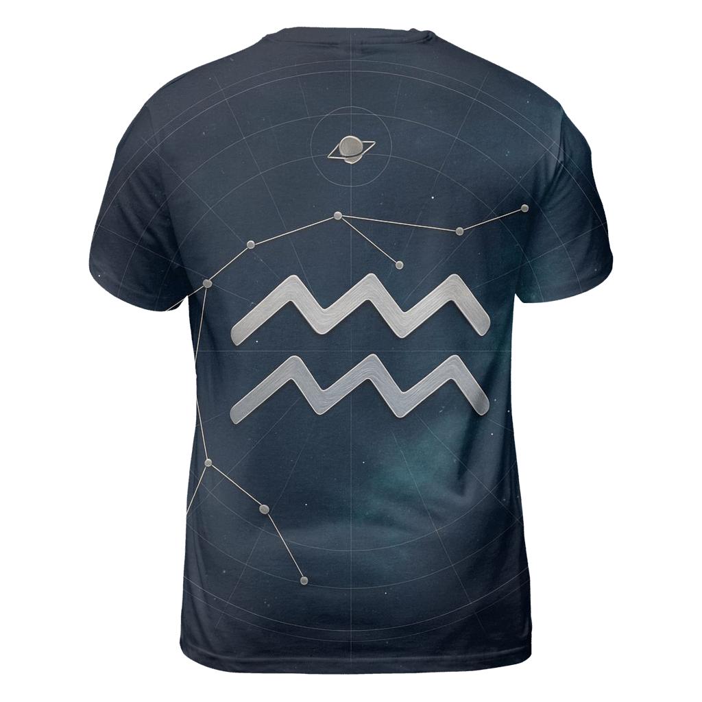 Aquarius Retrograde Water Bearer Star Atlas personalized full print shirts