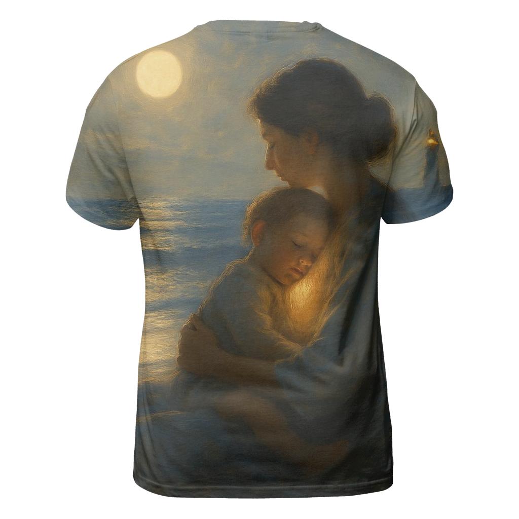 The Quiet Harbor: Where Every Storm Learns Peace designer pattern shirts