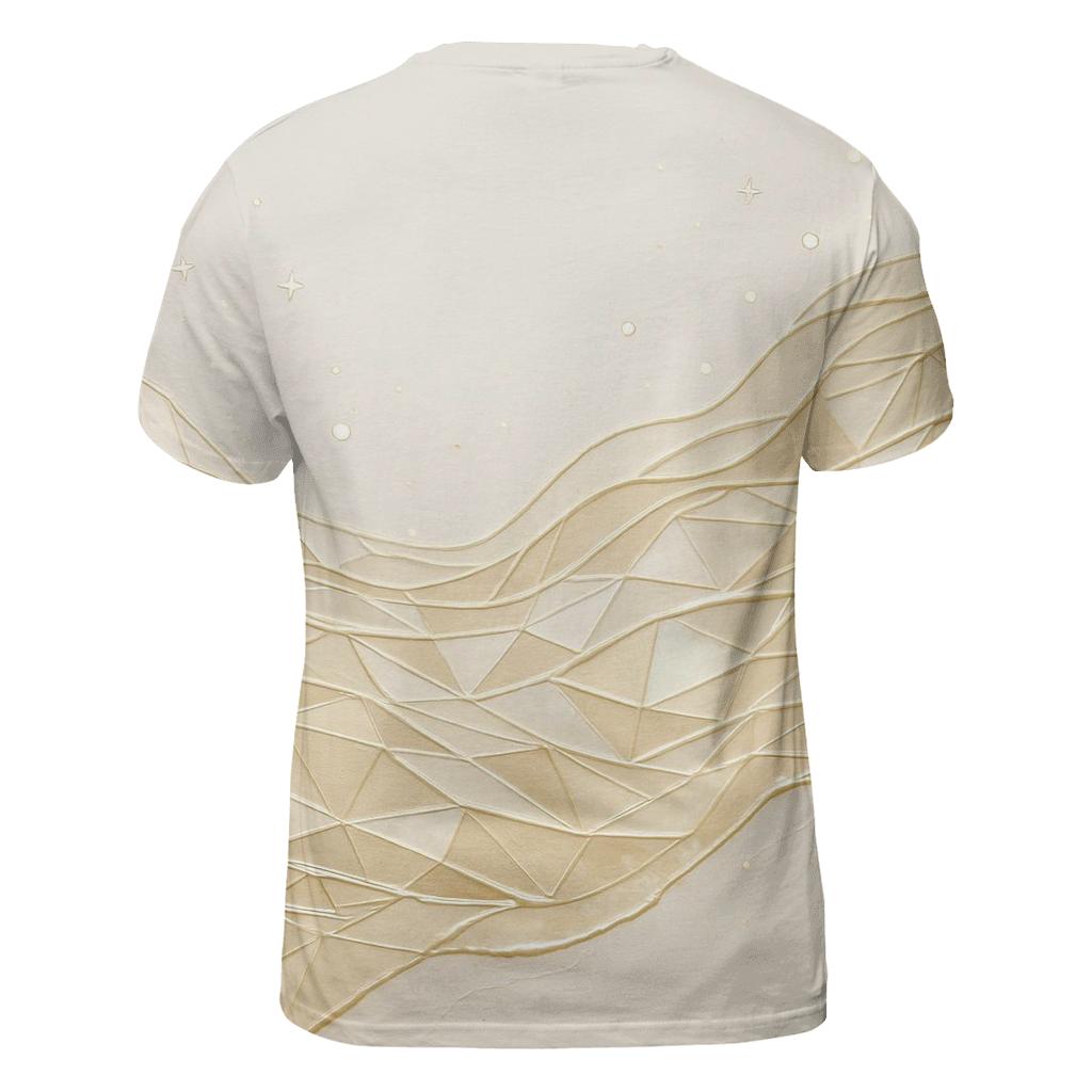 Champagne Prism Tide trendy printed shirt styles