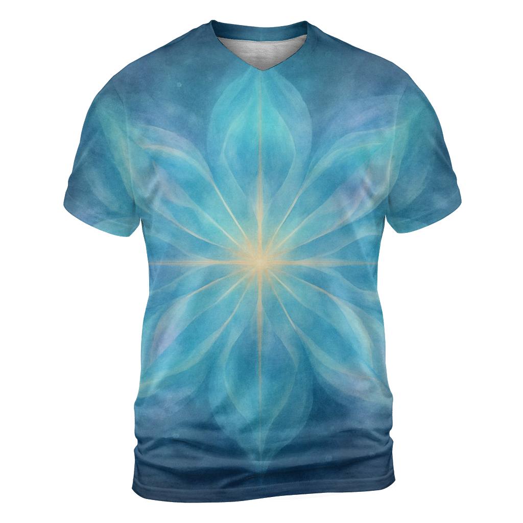 Aurora Breath Mandala trendy printed shirt styles