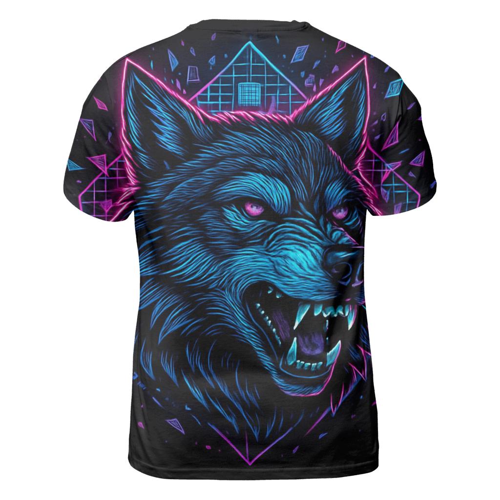 Obsidian Circuit Wolf Sentinel personalized full print shirts