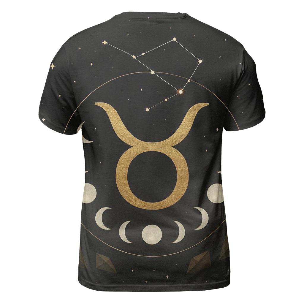Taurus Lunar Exaltation Bull And Crescent Seal personalized full print shirts