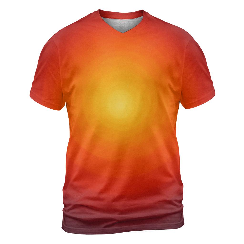 Molten Citrus Bloom trendy printed shirt styles