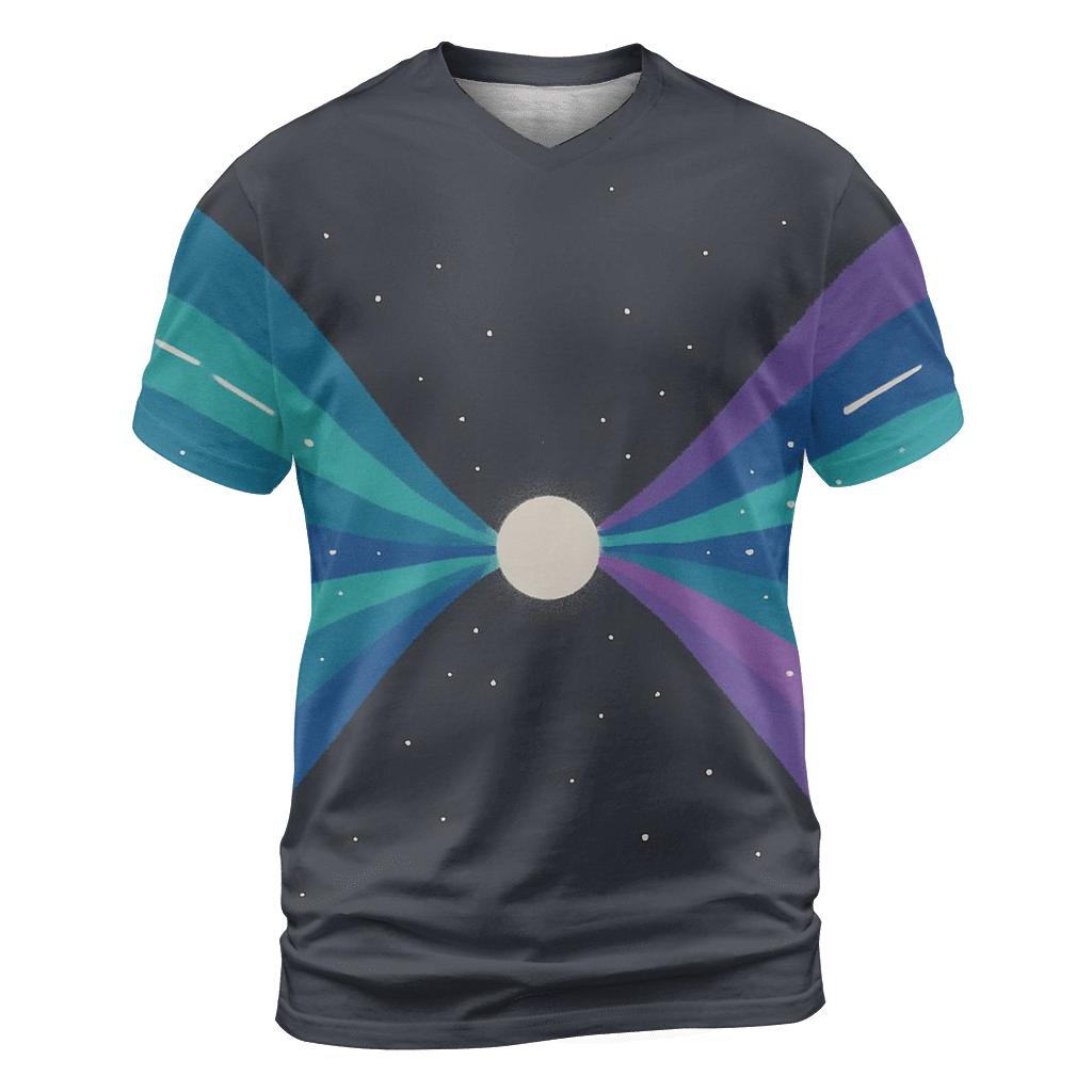 Jet Outflow Mirrored Ribbons custom all-over print shirts