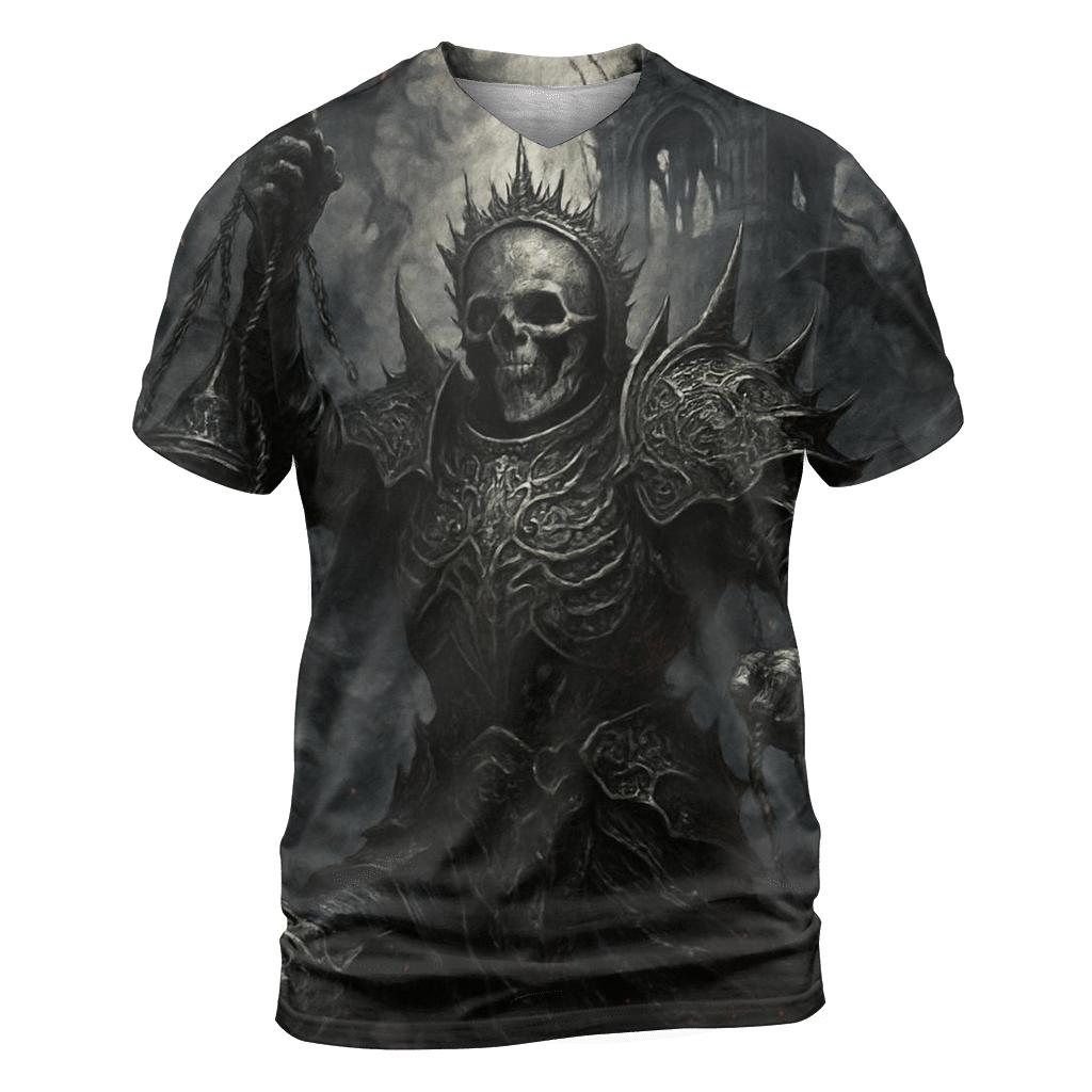 The Bell Tower Warden Of Hollow Ash vibrant all-over design tees