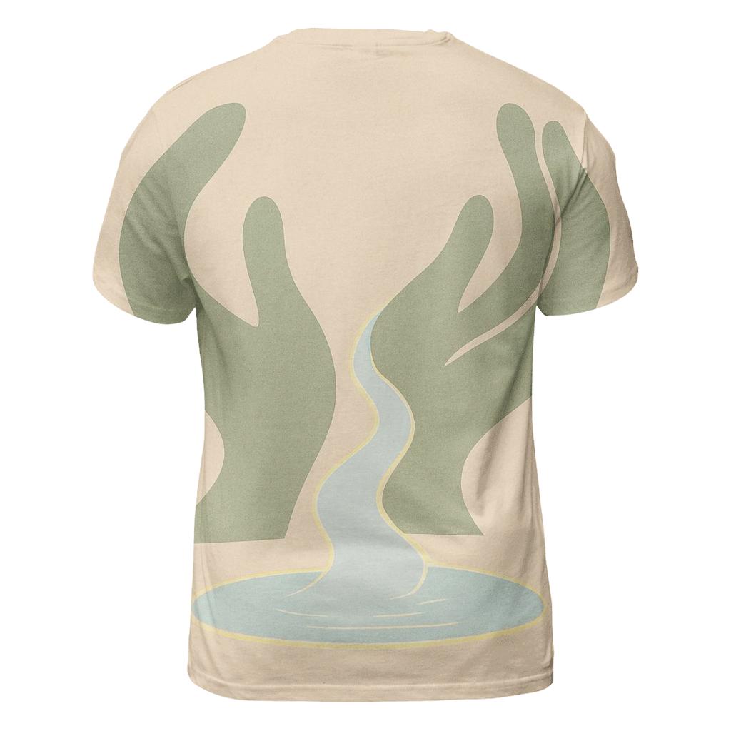 River Of Quiet Light artistic all-over print tops