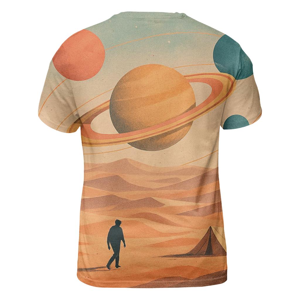Desert Orbit Collage trendy printed shirt styles