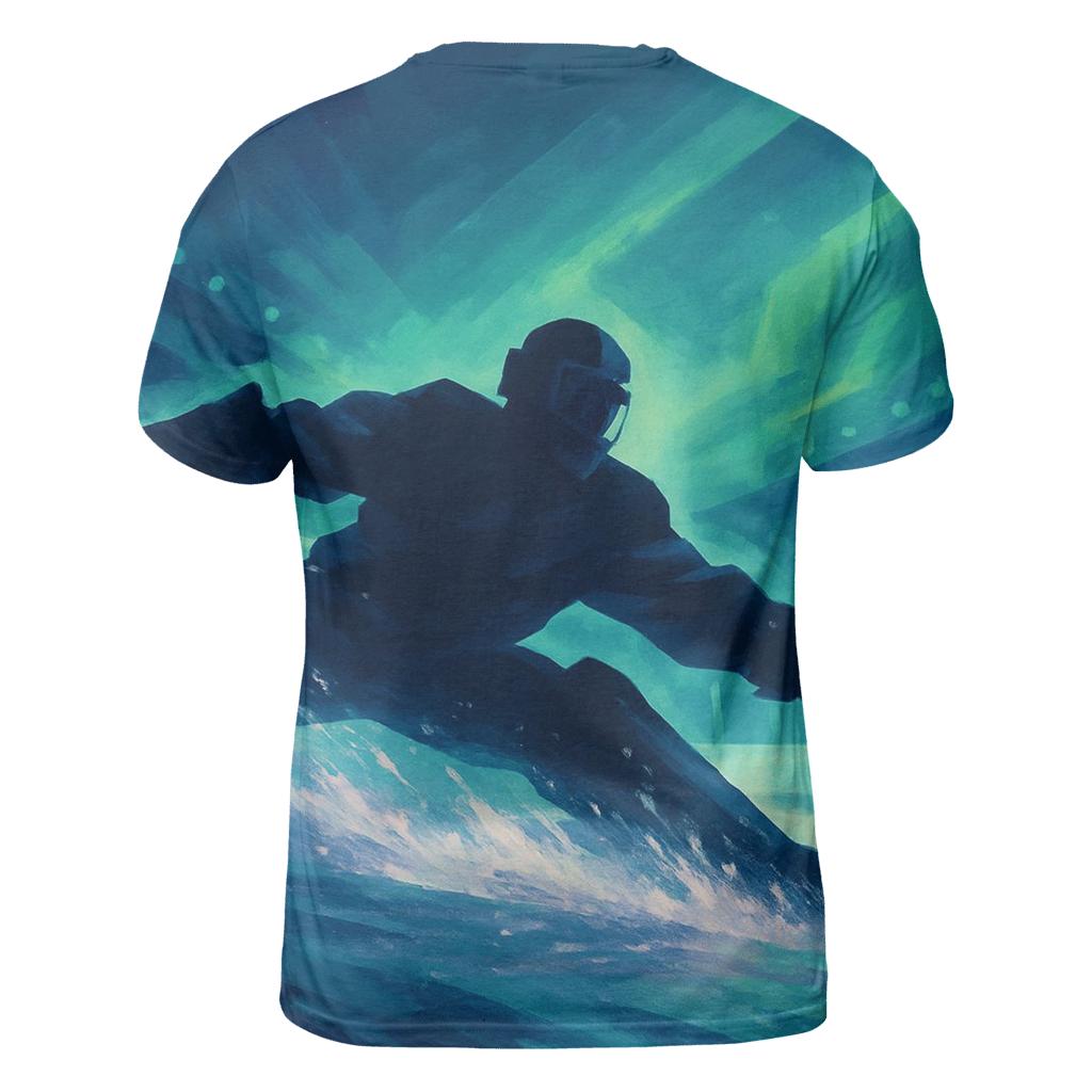 Aurora Goalkeeper Dive In Snowlight unique graphic print tees