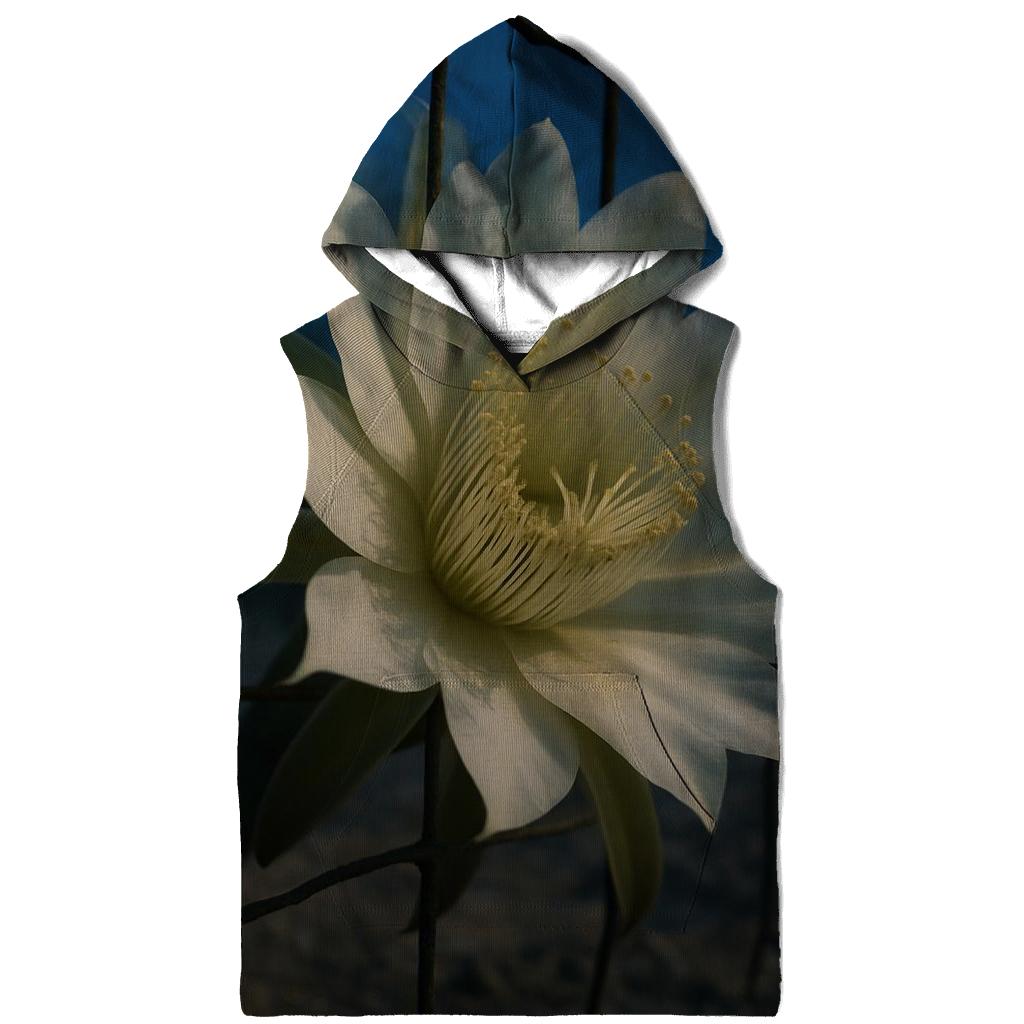 Night Blooming Cereus On A Desert Fence Line hoodie styles