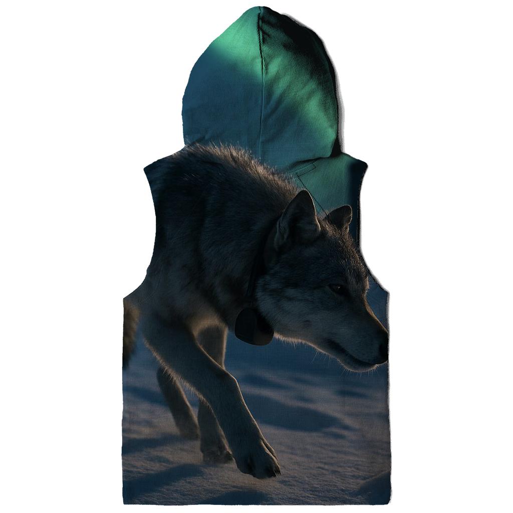 Aurora Collar Check In The Tundra embroidered hoodies
