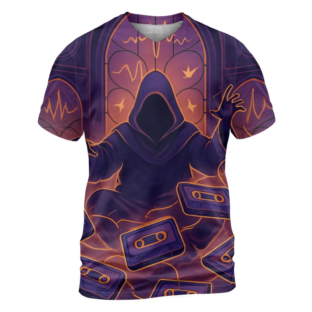 Cathedral Of Floating Cassettes custom all-over print shirts