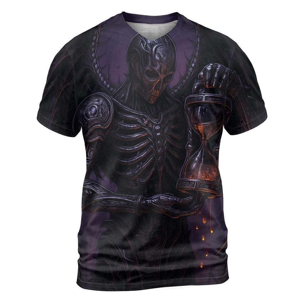 The Seraph Of Iron Thorns vibrant all-over design tees