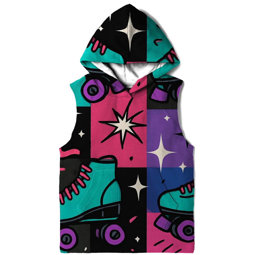 Roller Rink Neon Confetti hoodie styles