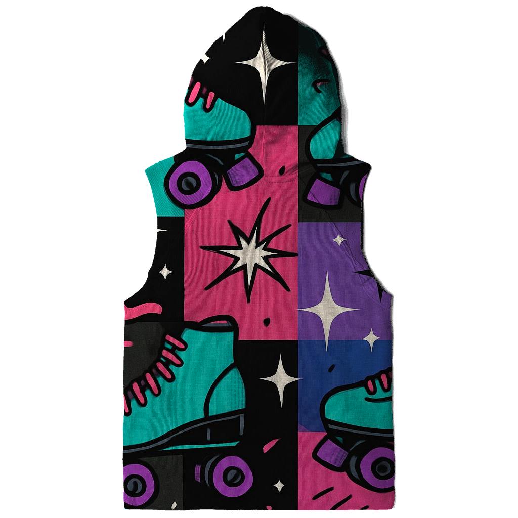 Roller Rink Neon Confetti hoodie styles