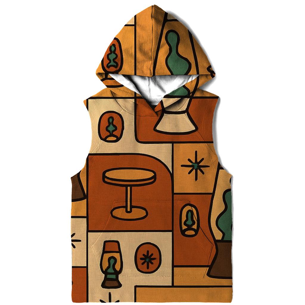 Groovy Lava Lamp Lounge Pattern heavyweight hoodies