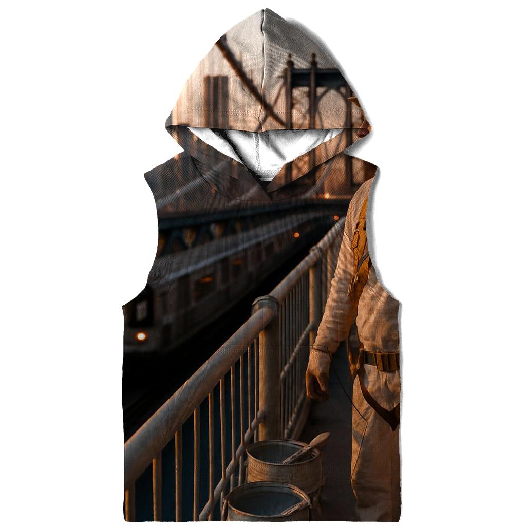 Bridge Painter Break On The Manhattan Bridge Looking Toward Downtown hoodie styles