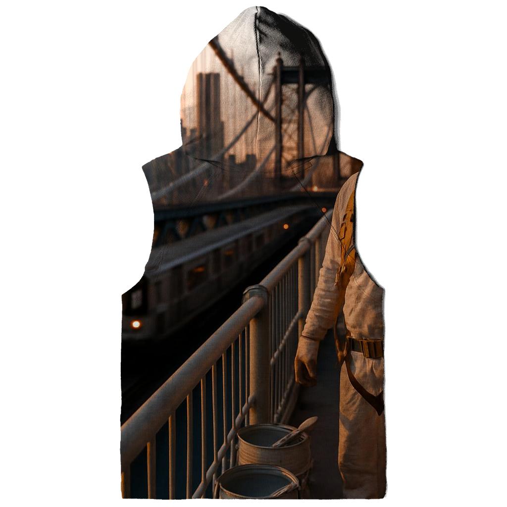 Bridge Painter Break On The Manhattan Bridge Looking Toward Downtown hoodie styles