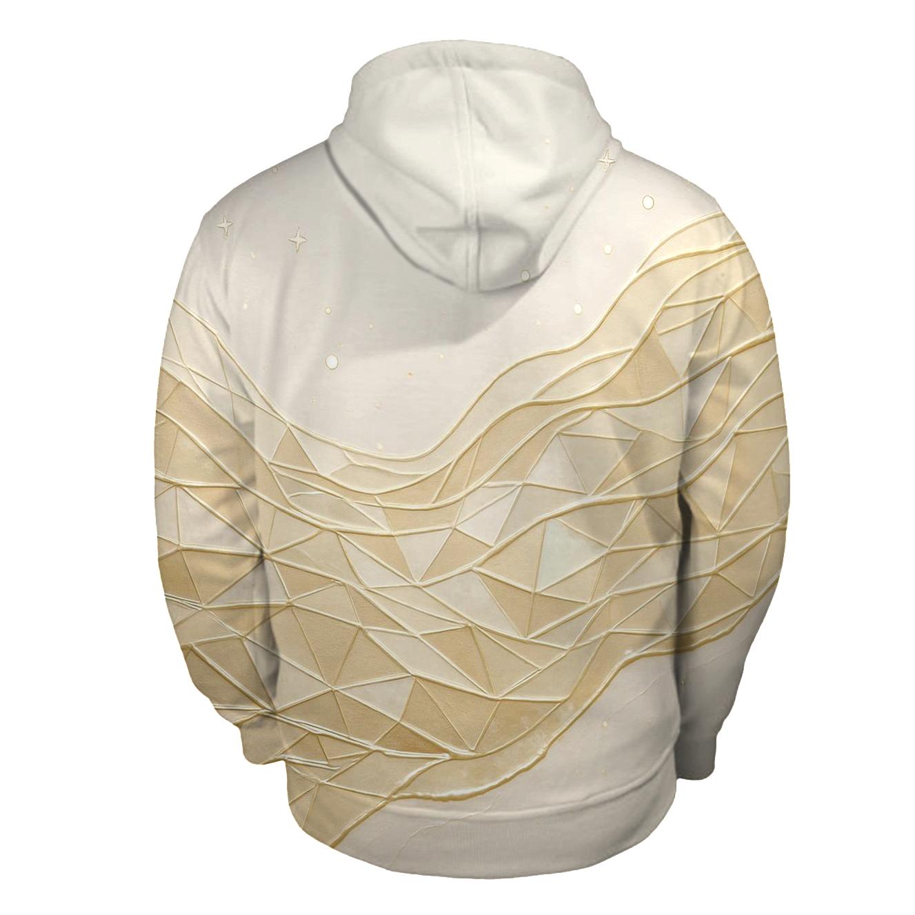 Champagne Prism Tide printed hoodies