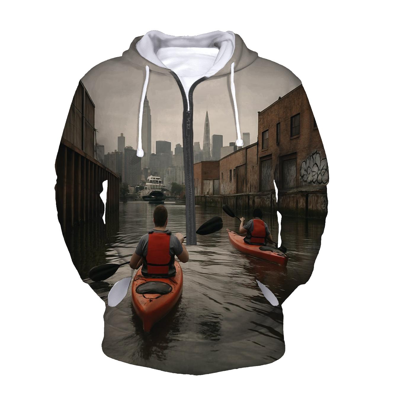 Newtown Creek Kayakers With Midtown Rising Beyond Industry hoodie trends