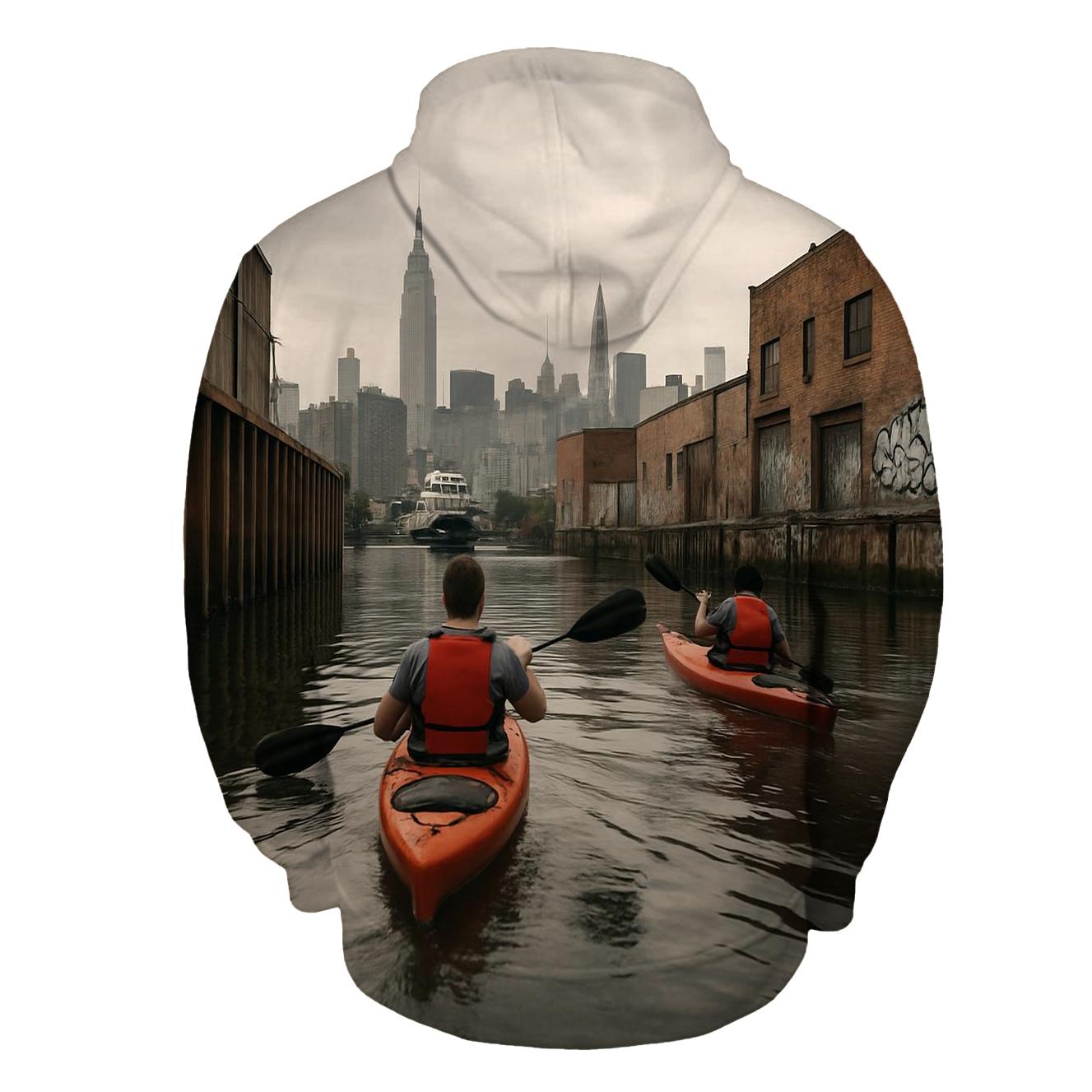 Newtown Creek Kayakers With Midtown Rising Beyond Industry hoodie trends
