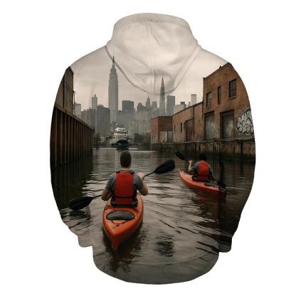 Newtown Creek Kayakers With Midtown Rising Beyond Industry hoodie trends