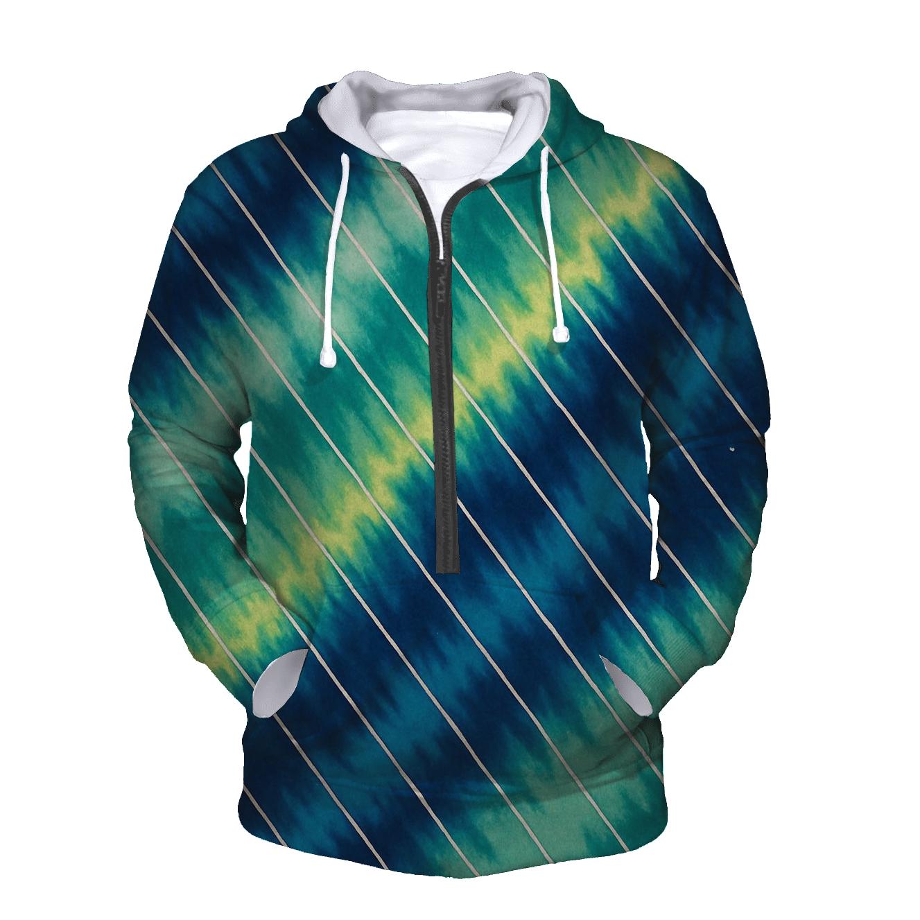 Aurora Arashi Diagonal Drift graphic hoodies