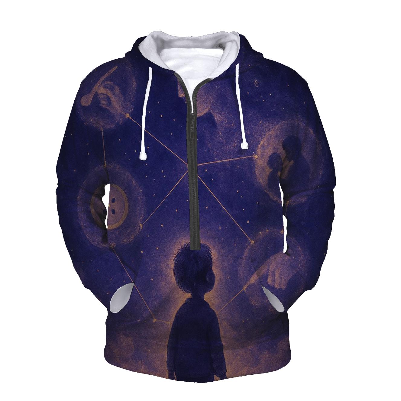 Constellation Of Small Moments: The Sky She Built Inside You premium hoodies