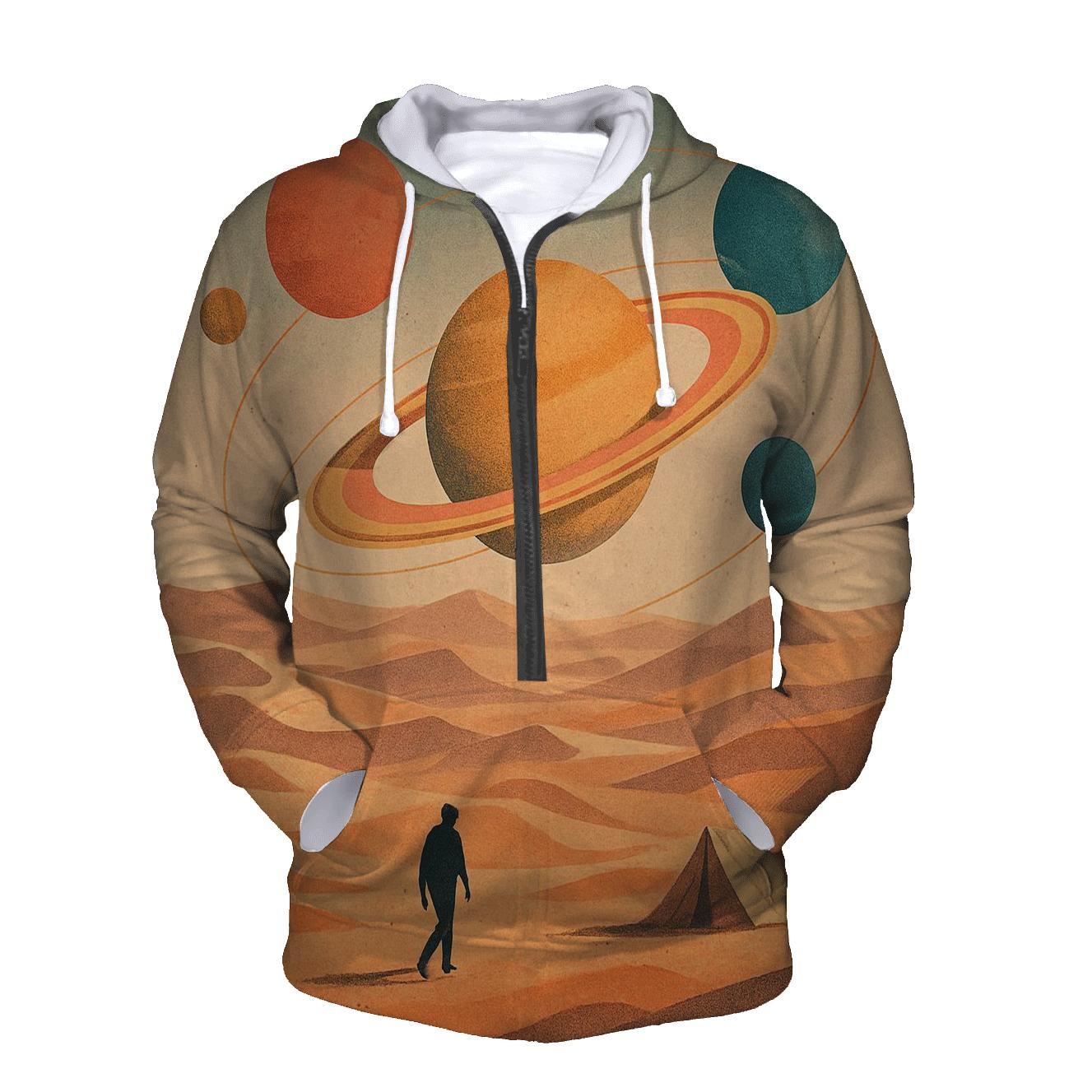 Desert Orbit Collage pullover hoodies