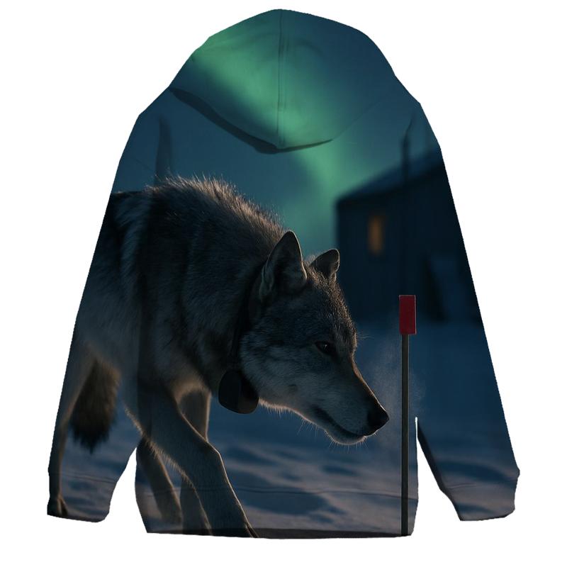 Aurora Collar Check In The Tundra hoodie trends