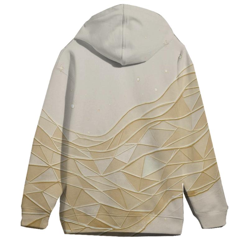 Champagne Prism Tide embroidered hoodies