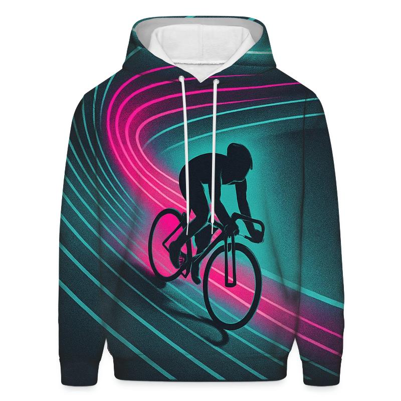 Neon Velodrome Light Trail Sprint hoodie trends