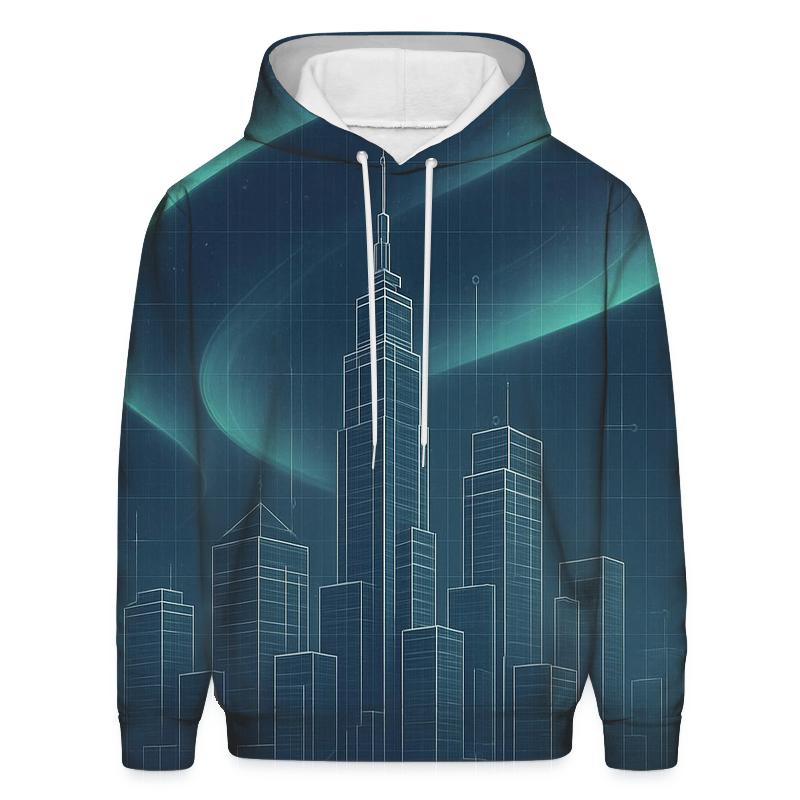 Aurora Blueprint Cityscape hoodie styles