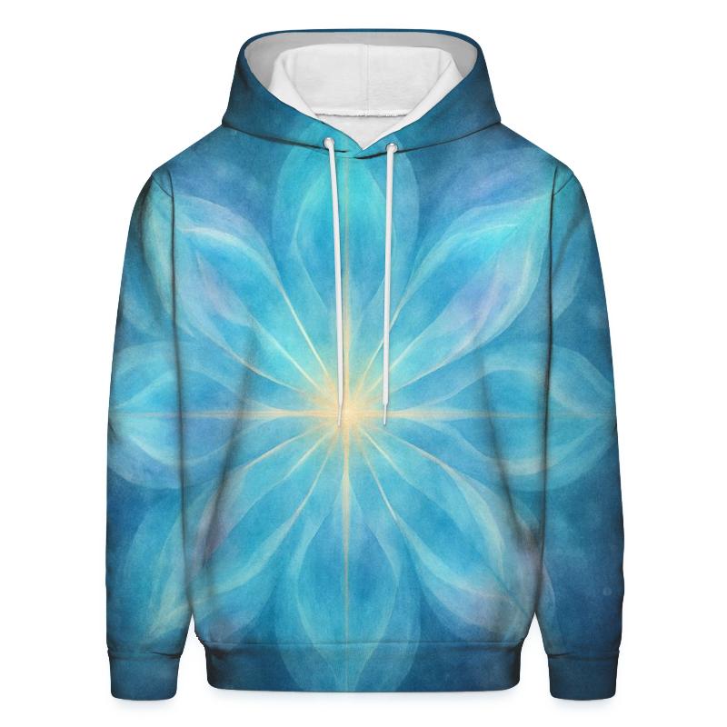 Aurora Breath Mandala zip-up hoodies