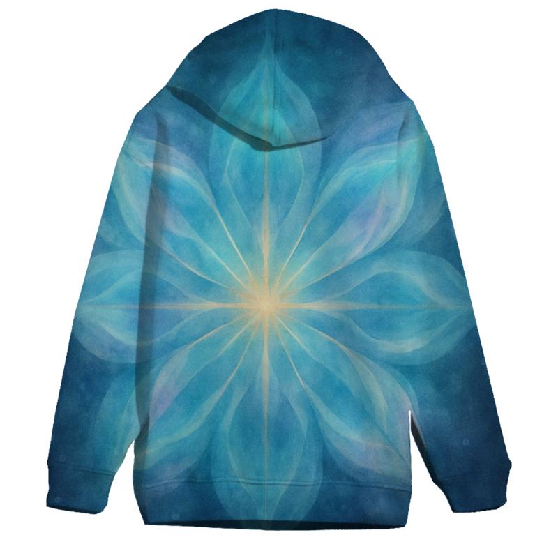 Aurora Breath Mandala zip-up hoodies