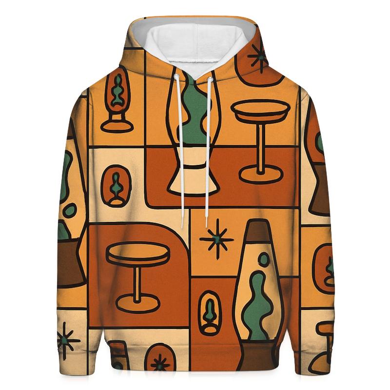 Groovy Lava Lamp Lounge Pattern hoodie trends