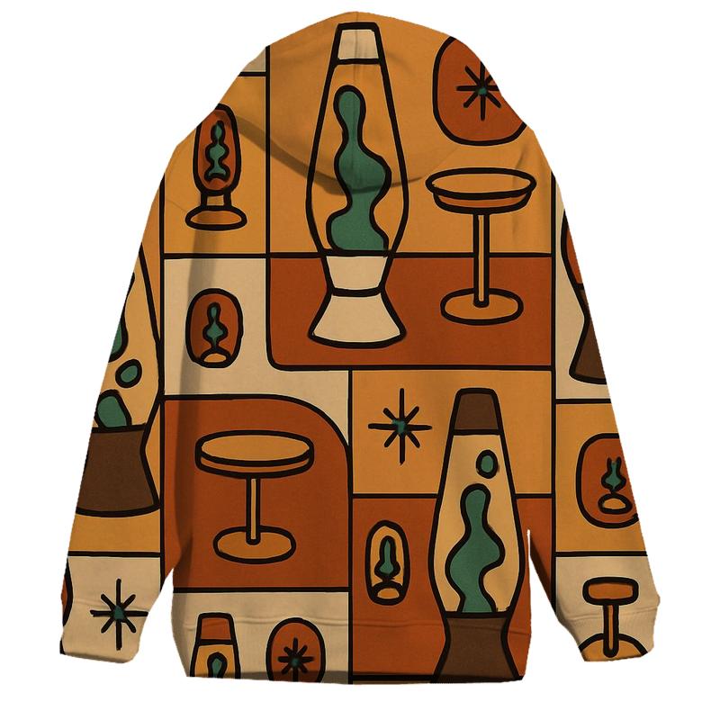 Groovy Lava Lamp Lounge Pattern hoodie trends