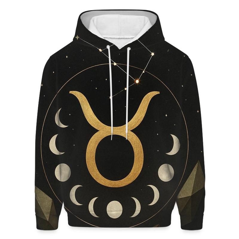 Taurus Lunar Exaltation Bull And Crescent Seal lightweight hoodies