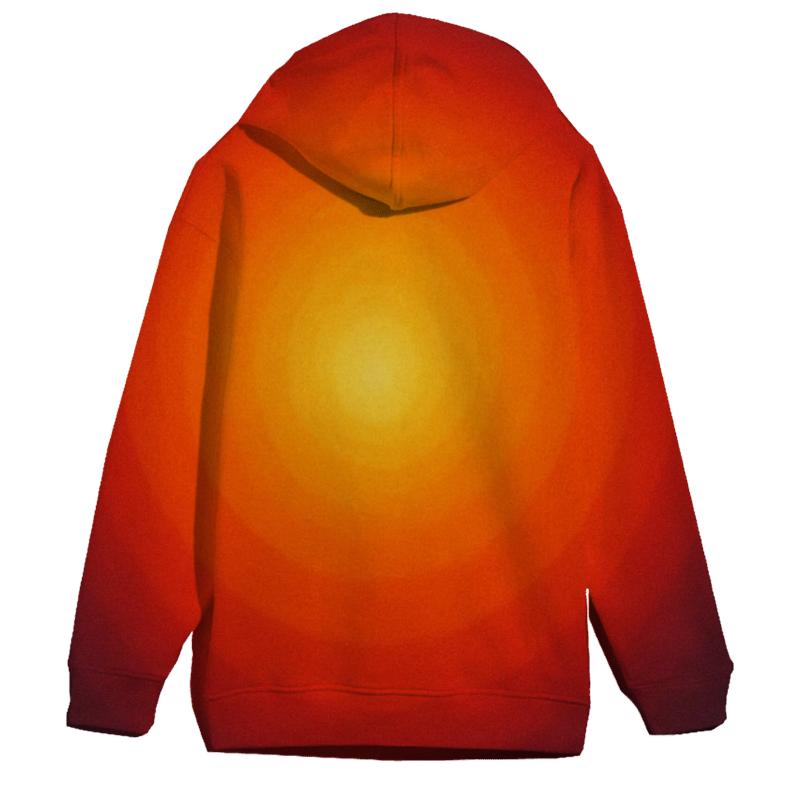 Molten Citrus Bloom heavyweight hoodies