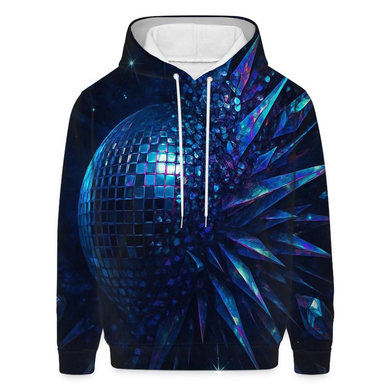 Midnight Disco Nebula Lattice custom hoodies