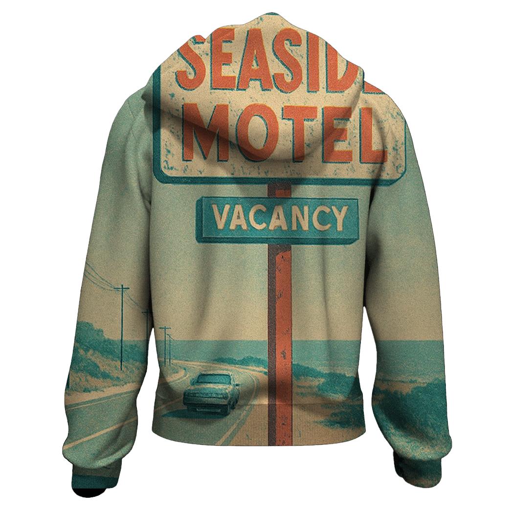 Faded Seaside Motel Vacancy Sign hoodie trends