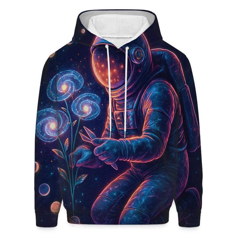 Chrono Bloom Nebula Garden heavyweight hoodies