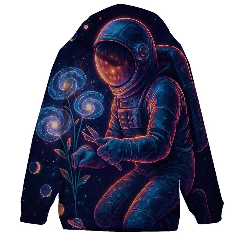 Chrono Bloom Nebula Garden heavyweight hoodies